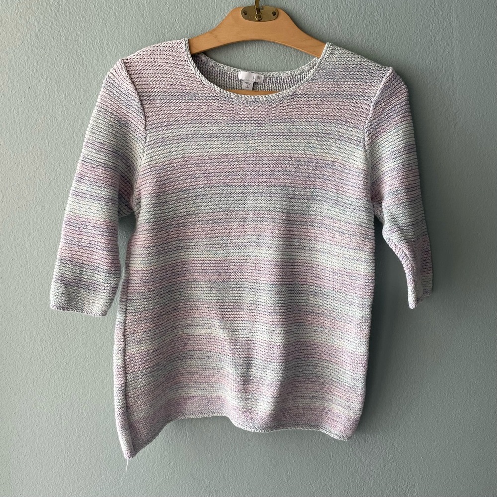 ♦️5/$15♦️ J. Jill | Pastel Knit Sweater 3/4 Sleeve Pullover